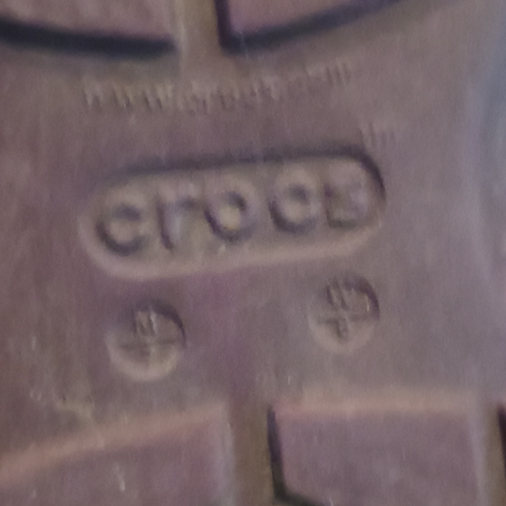 Rare Crocs Solid Two Hole Clogs Clay Brown Women's Size 9 Men's 7. - Picture 14 of 15